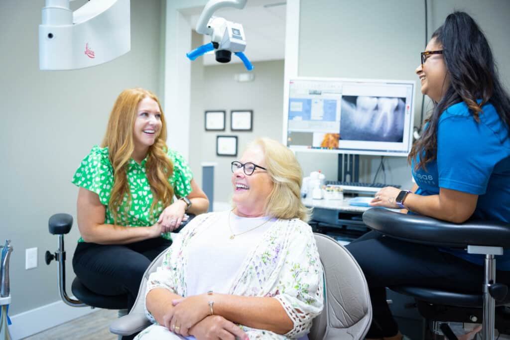 Endodontist, Dr. Townsend With Patient - NWA Endodontic Specialists - Bentonville and Fayetteville, AR