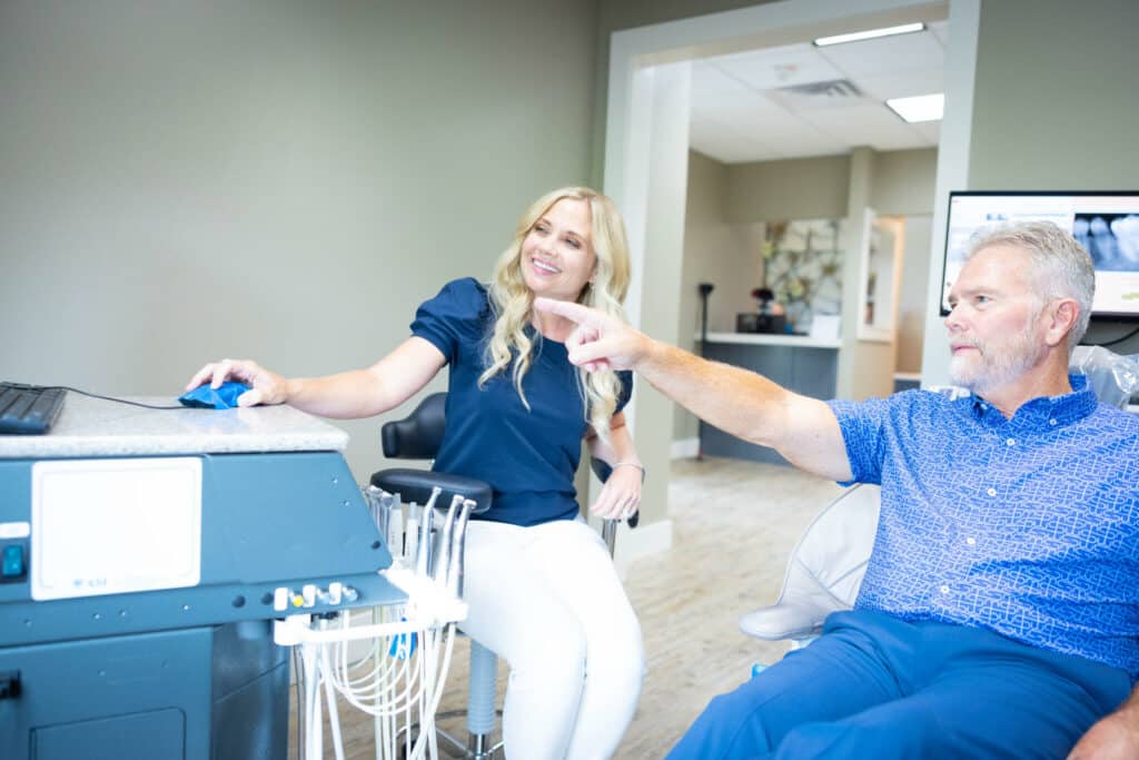 Endodontist, Dr. Toole With Patient - NWA Endodontic Specialists - Bentonville and Fayetteville, AR